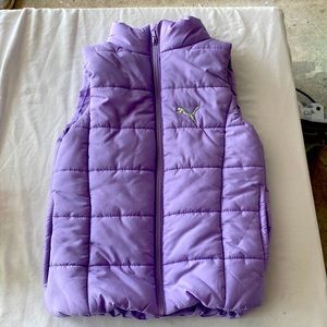 Girls Size 7-8 PUMA Puffer Vest